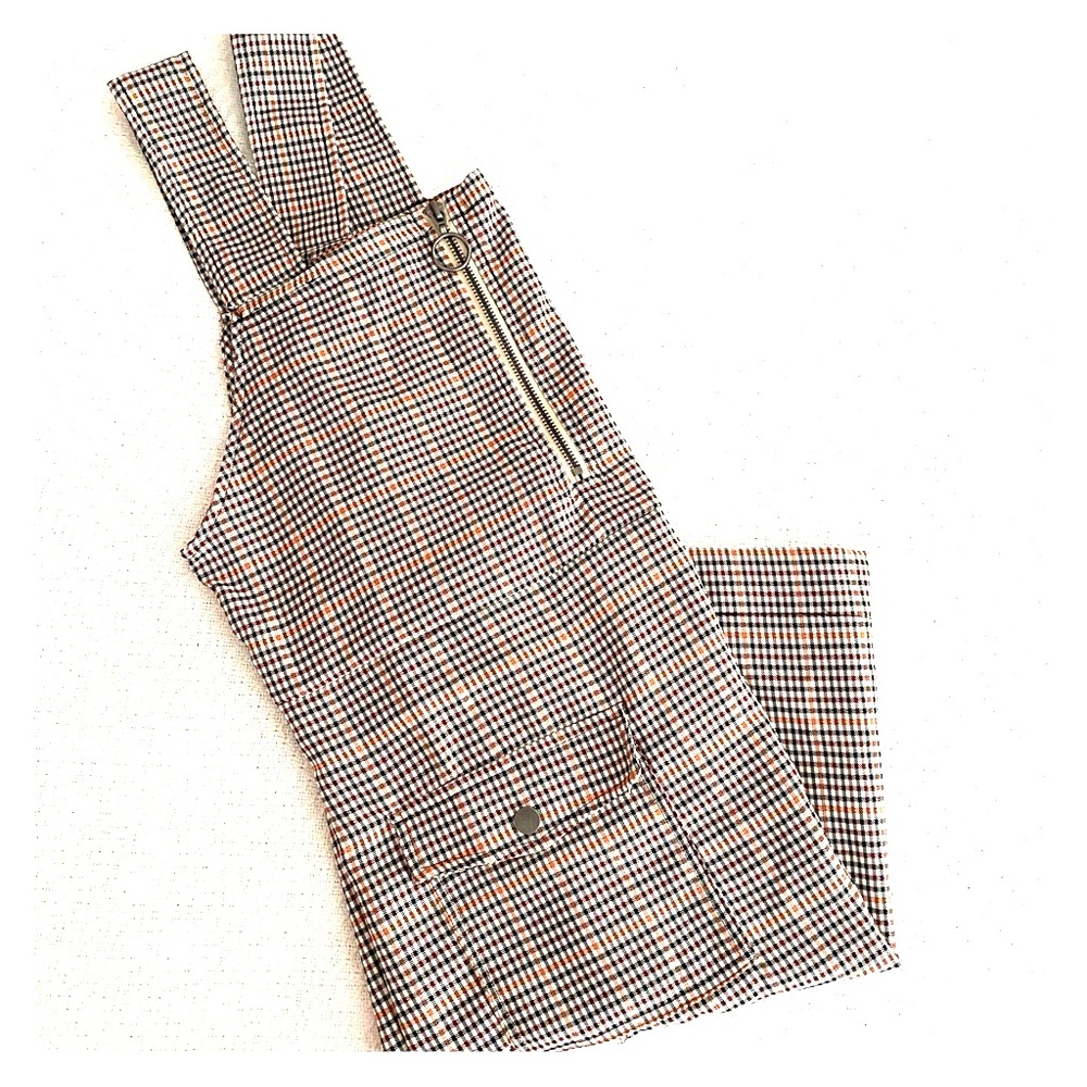 Jacqueline de Yong Plaid Mini Dress